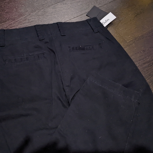 New With Tags Talula/Aritzia Black Chinos Size 2 with Pockets - Picture 3 of 3